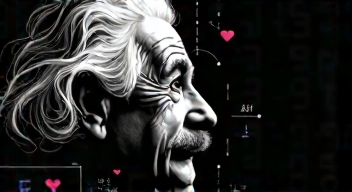 Einstein bringt die Relativität: Liebe und Mathe vermischen sich 🧠
