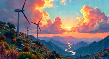 Nachhaltige Energie: Sonne, Wind, Geothermie ️