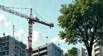 Hochbau-Start des Fliederhofs ️