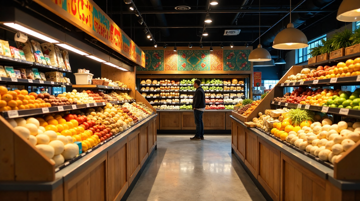 Innovativer Supermarkt Spice Junction: Indisches Streetfood und Frische erleben