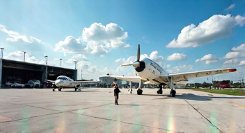 Künstlerische Projekte am Flugplatz Augsburg (10/10)