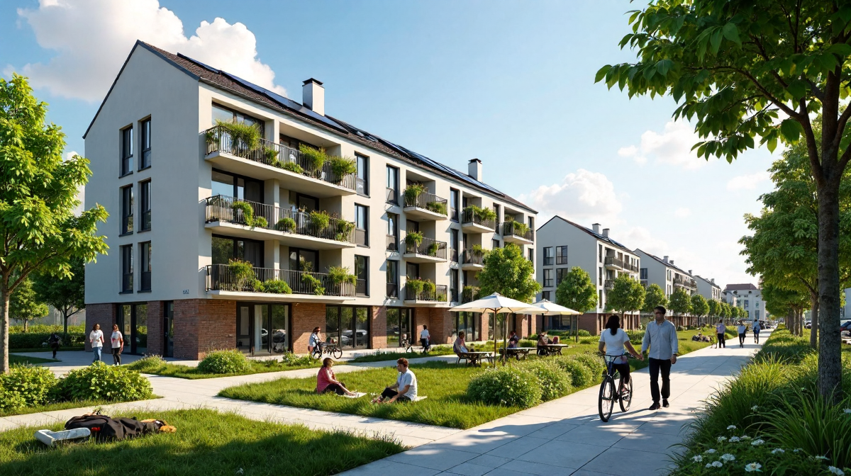 Zukunft des Wohnens: Nachhaltigkeit, Urbanität, Lebensqualität im Quartier WEIDENBAUMS UFER