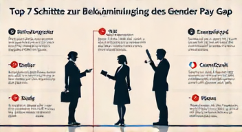 Das sind die Top 7 Schritte beim Gender Pay Gap