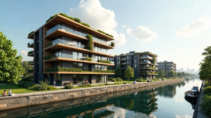 Architekturwettbewerb im Zollhafen: UBM, bogevischs buero, nachhaltiger Wohnungsbau