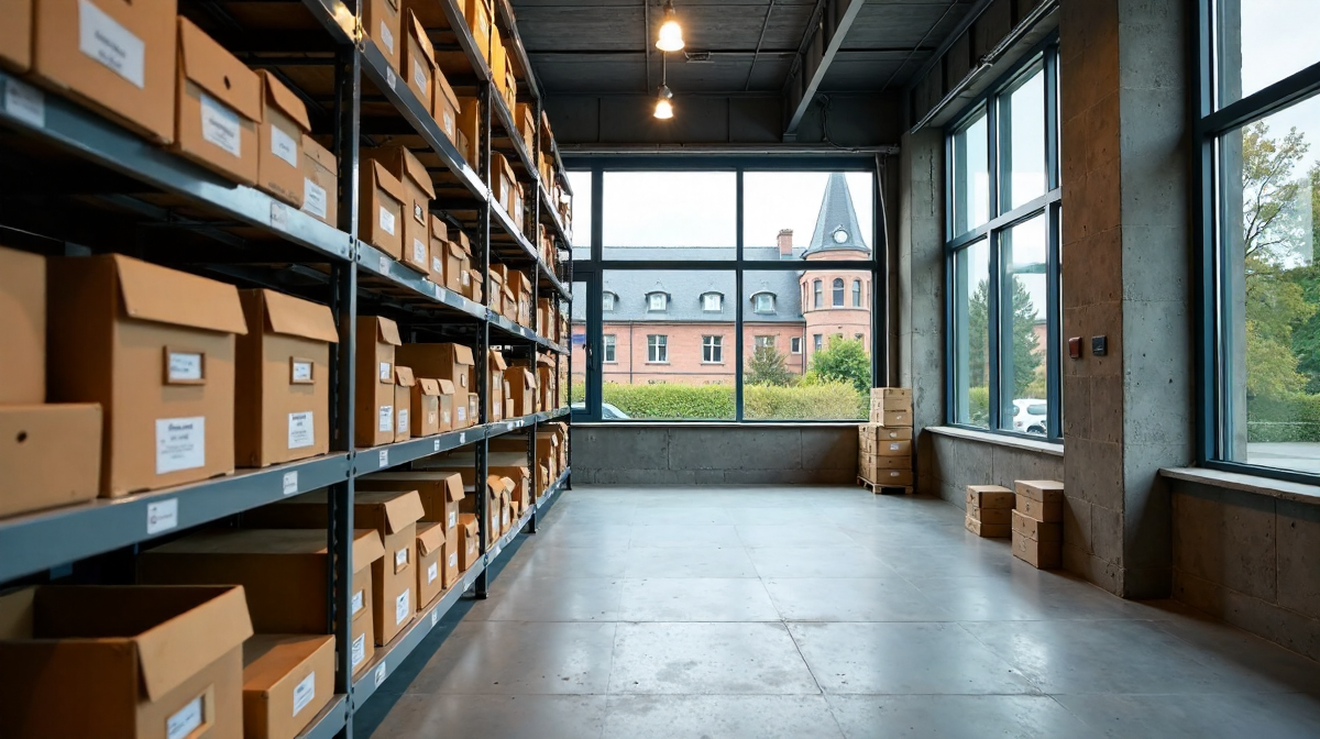 CUBION Immobilien: Lagerfläche Bochum, Stadtarchiv, nachhaltige Lagerung