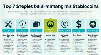 Das sind die Top 7 Schritte beim Umgang mit Stablecoins