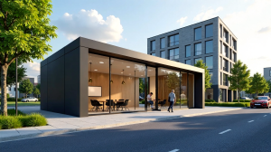 Die Zukunft des Gewerbeimmobilienmarktes: Streetbox, Offenbach, Flexibilität