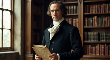 Ich bin Adam Smith, schottischer Ökonom und Begründer der klassischen Wirtschaftstheorie.