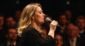 Ich bin Adele (Sängerin, 35 Jahre), der Einfluss von Emotionen auf die Öffentlichkeit (10/10)