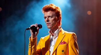 Ich bin David Bowie, britischer Sänger und Künstler