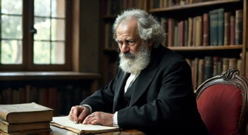 Ich bin Karl Marx (Philosoph, 1818-1883) und beantworte die Frage zu sozialen Modellen