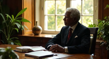 Ich bin Nelson Mandela, Politiker, und reflektiere über die soziale Verantwortung von Investoren (9/10)