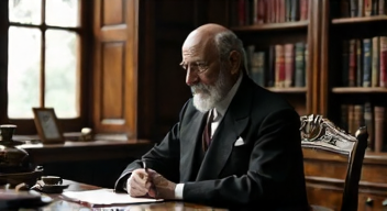 Ich bin Sigmund Freud (Vater der Psychoanalyse, 1856-1939)