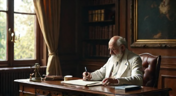 Ich bin Sigmund Freud, Vater der Psychoanalyse, und reflektiere über die psychologische Bedeutung von Gold (7/10)