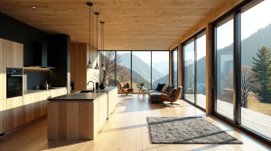 Innovatives Wohnen im Allgäu: Holzbau, Flexibilität und moderne Ausstattung