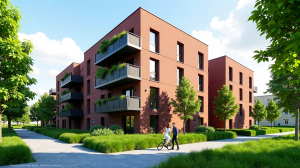 Moderne Eigentumswohnungen, nachhaltiges Wohnen, innovative Quartierskonzepte