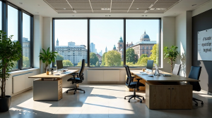 Zukunftsorientierte Büroflächen: Berlin, Gesundheit, Innovation